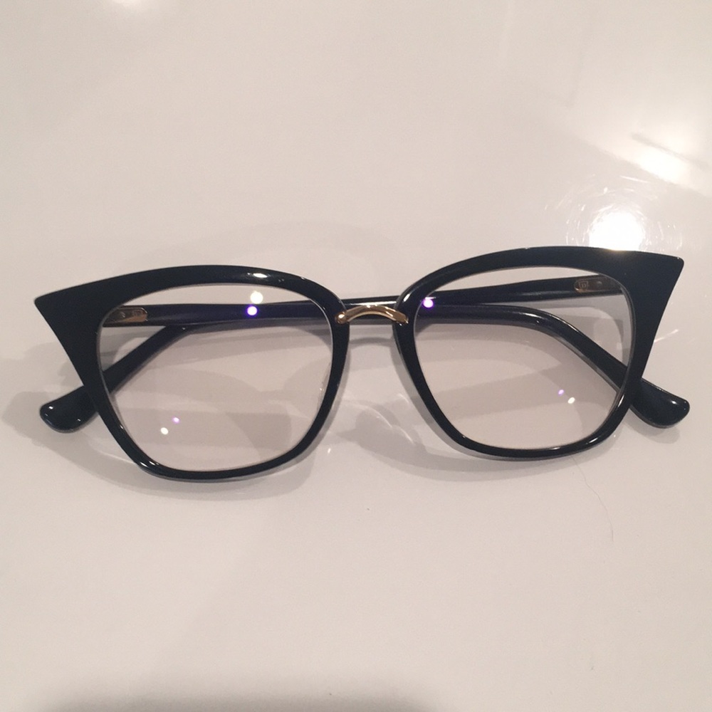 Dita Rebella Cat Eye Glasses - Navy